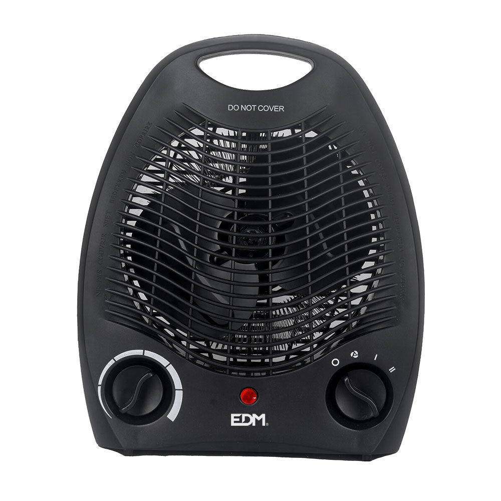 CALEFACTOR COMPACTO 1000 - 2000 W NEGRO