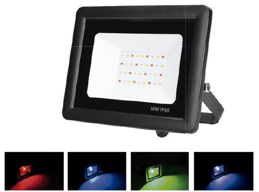 Proyector LED RGB 30W IP65 FBright