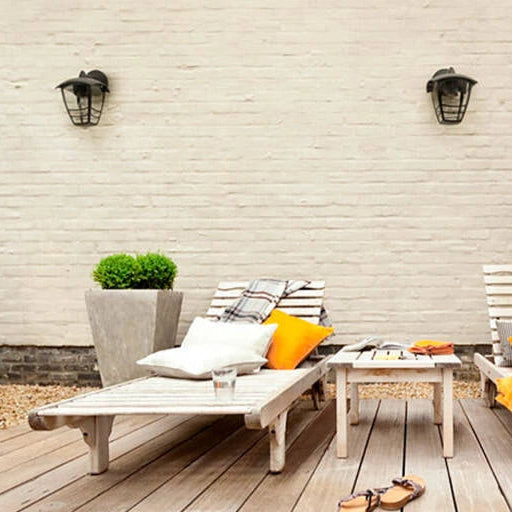 Aplique de Pared Moderno Exterior con Difusor Curvo