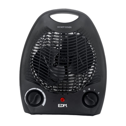 CALEFACTOR COMPACTO 1000 - 2000 W NEGRO