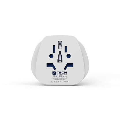 Adaptador Universal de Enchufe 10A 250V – Clavija Tipo I