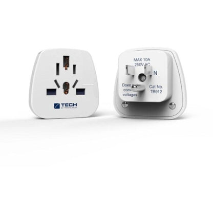Adaptador Universal de Enchufe 10A 250V – Clavija Tipo I
