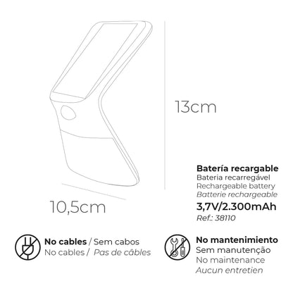 Lámpara Solar LED con Sensor de Movimiento – Luz Exterior 3000K a 6000K