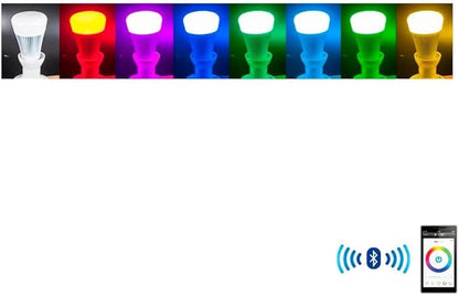 Bombilla LED Inteligente RGB 8W con Bluetooth – 550LM Regulable desde App