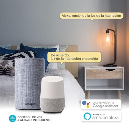 Bombilla LED Inteligente WiFi + Bluetooth E14 GSC CCT Regulable Compatible Alexa y Google.