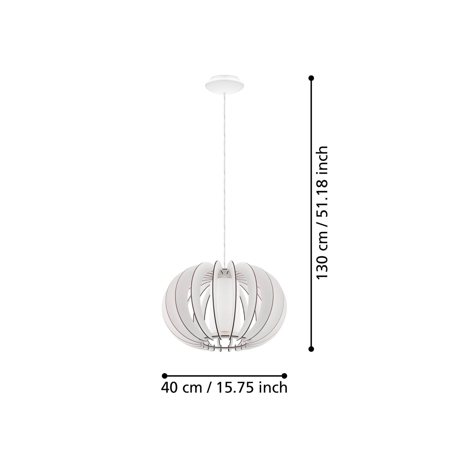 Lámpara Colgante EGLO Stellato Blanca de Diseño Moderno