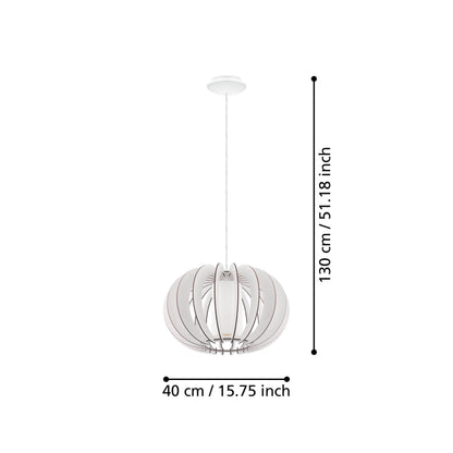 Lámpara Colgante EGLO Stellato Blanca de Diseño Moderno