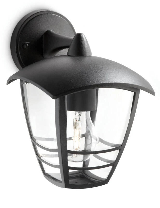 Aplique de Pared Moderno Exterior con Difusor Curvo