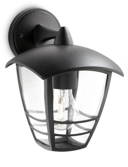 Aplique de Pared Moderno Exterior con Difusor Curvo