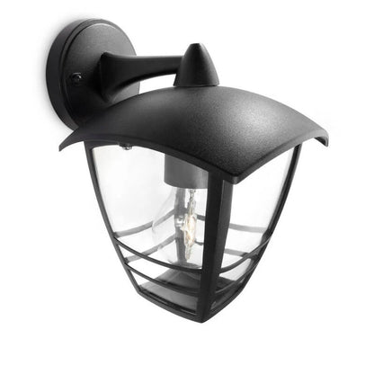Aplique de Pared Moderno Exterior con Difusor Curvo
