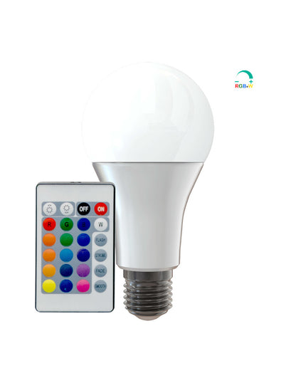 Bombilla LED CCT y RGB E27 GSC con Mando a Distancia Regulable