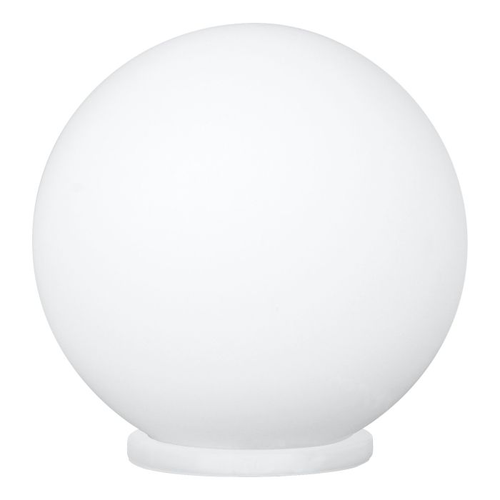 Lámpara de Mesa Esférica Eglo Blanca