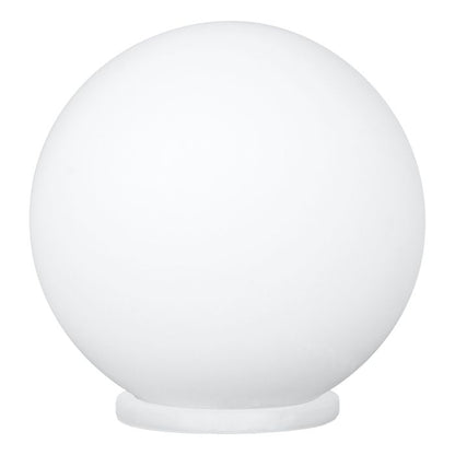 Lámpara de Mesa Esférica Eglo Blanca