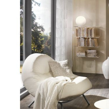 Lámpara de Mesa Esférica Eglo Blanca