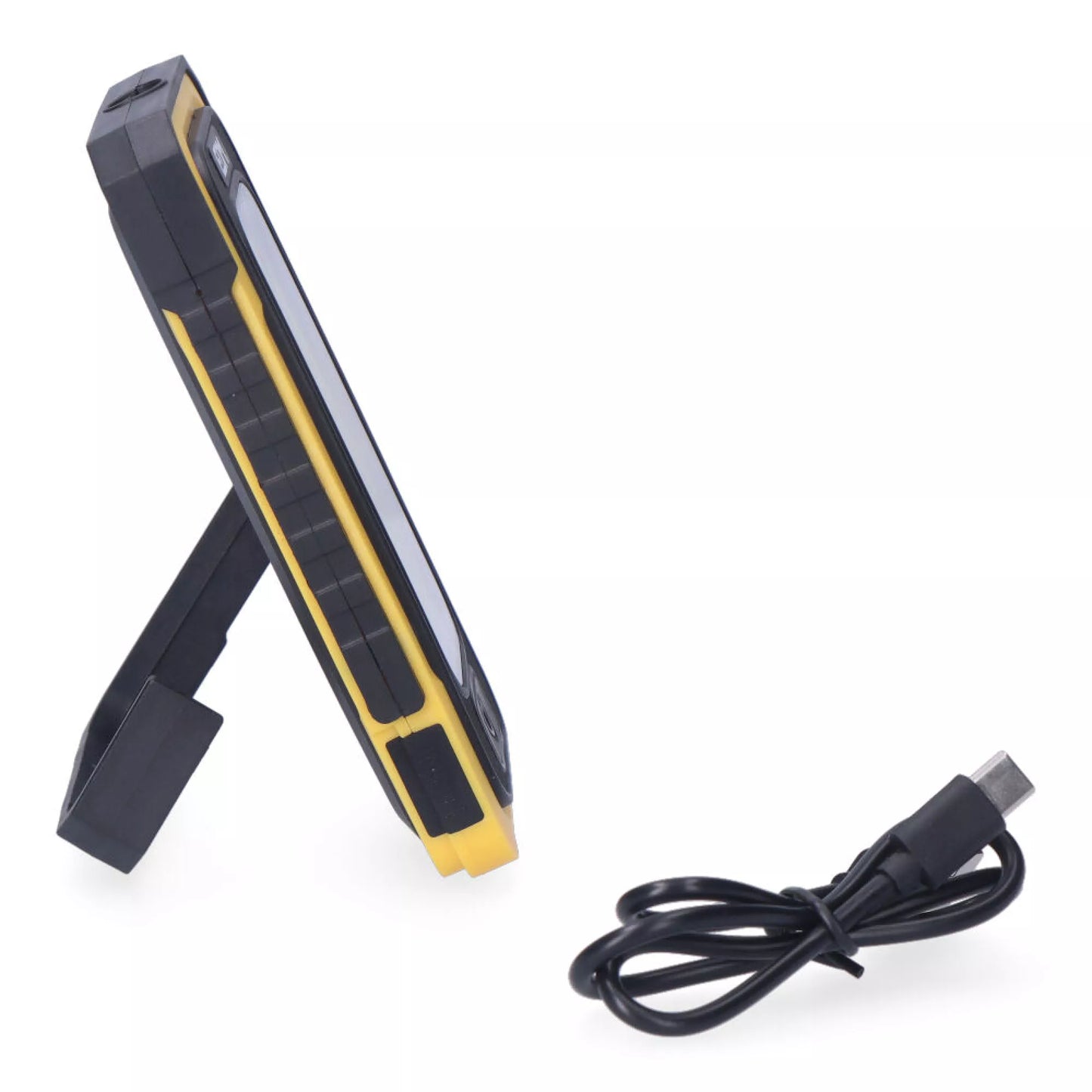 Linterna LED Solar Multifunción EDM – Luz de Trabajo y Emergencia Recargable