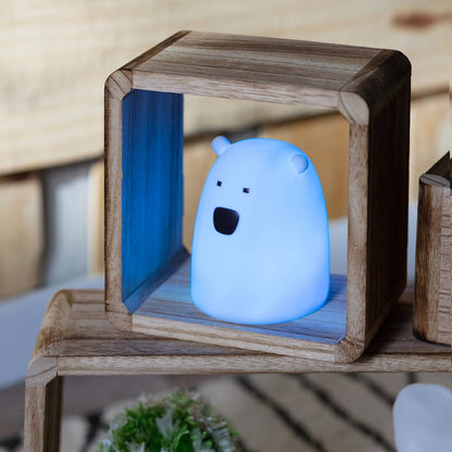Lámpara Quitamiedos Infantil Oso y Unicornio LED Multicolor